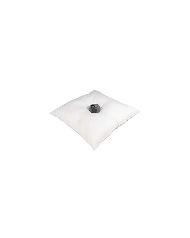 Oreiller Confort 60 x 60 cm Blanc 700 g lavable ultra doux