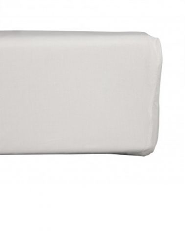 Drap housse lavable confort Blanc 140x200+25cm