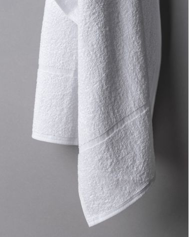 Serviette de toilette 50 x 90 cm 100% coton Blanc 400 g/m2